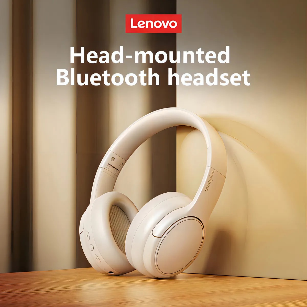 Audífonos Lenovo Inalámbrico Thinkplus TH20-Beige2