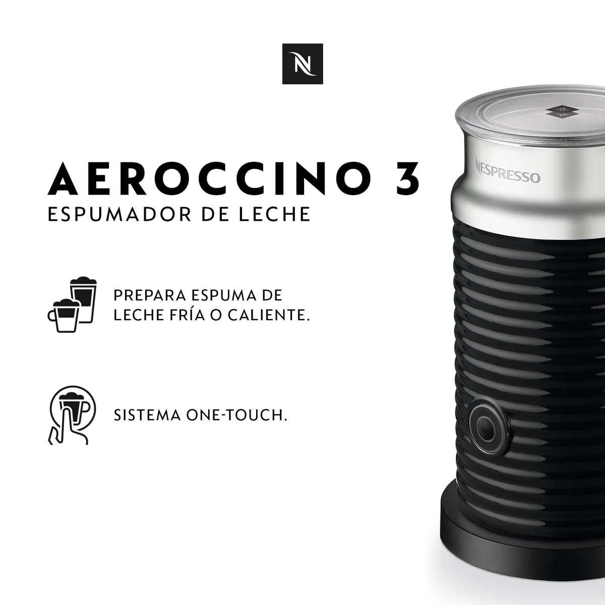 Espumador de Leche Nespresso Aeroccino 32