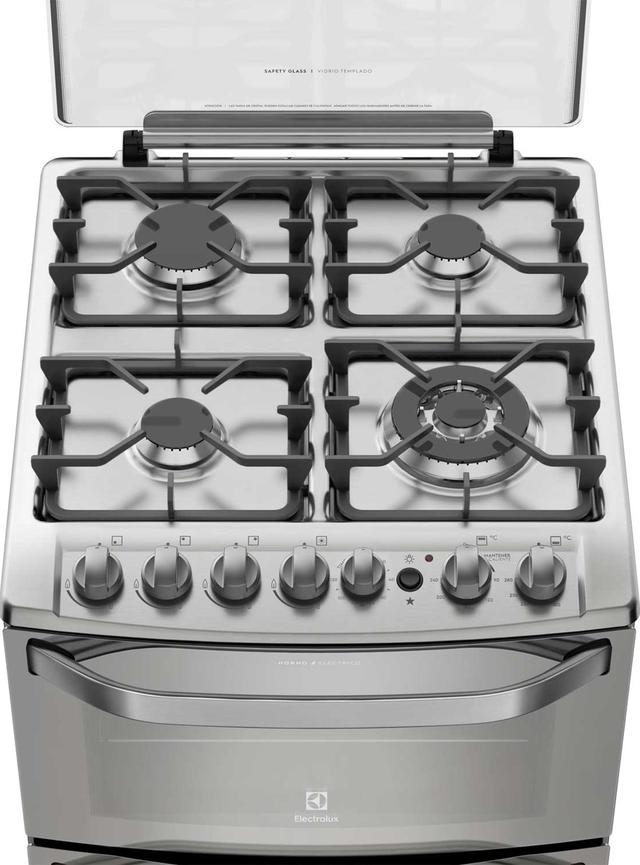 Cocina a Gas 4 Quemadores 56DXA Inox2