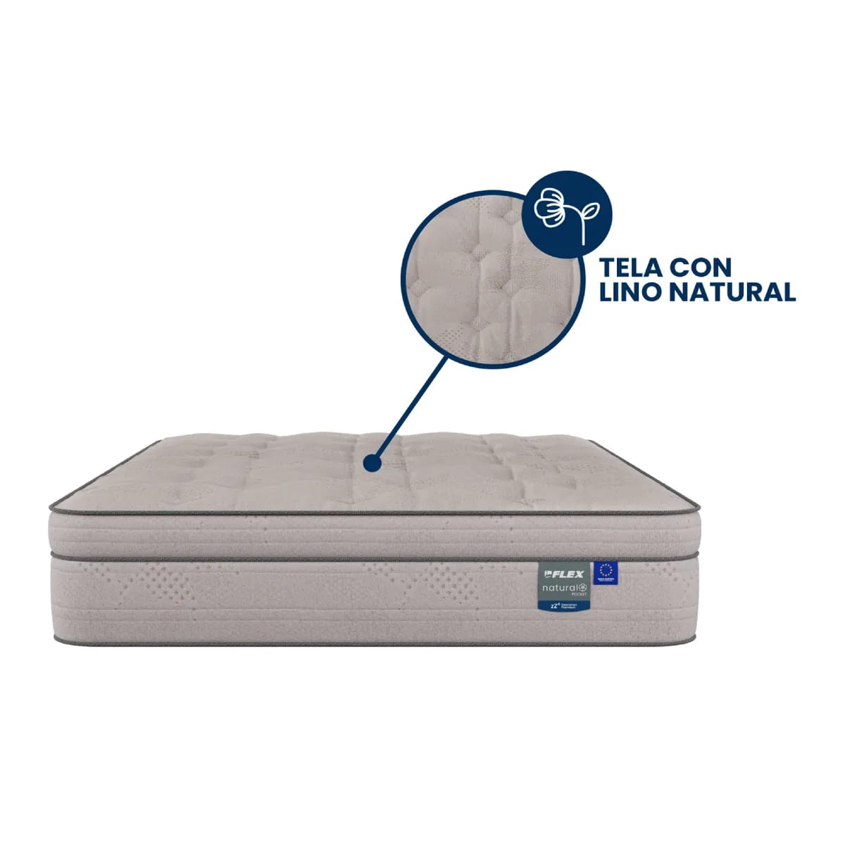 Colchón Flex  Natural Pocket 2P BX4
