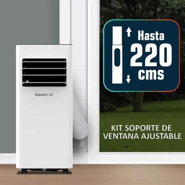 Aire Acondicionado Portátil Master-G MGAC9PORWF 9.000 BTU2