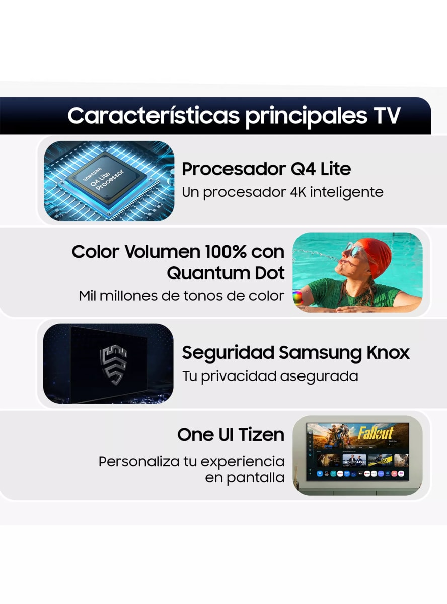 QLED Smart TV Samsung 75' 4K QN75Q6FAAGXZS 20253