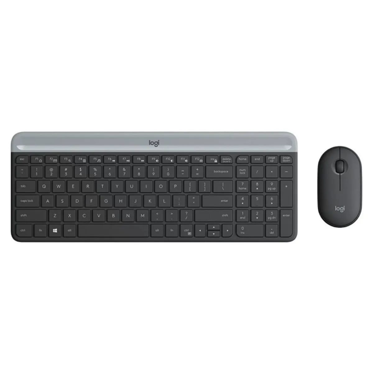 Teclado Logitech  MK470 Combo Teclado y Ratón Inalámbrico-Negro1