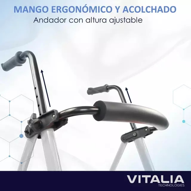 Andador Burrito con Asiento Liviano y Firme Ruedas, Open Box1