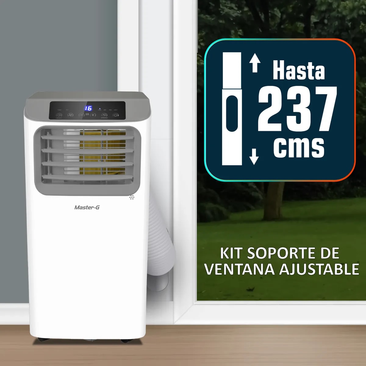 Aire Acondicionado Portátil Master-G Wifi 12000 BTU 4 en 1 MGAC12PORWF2