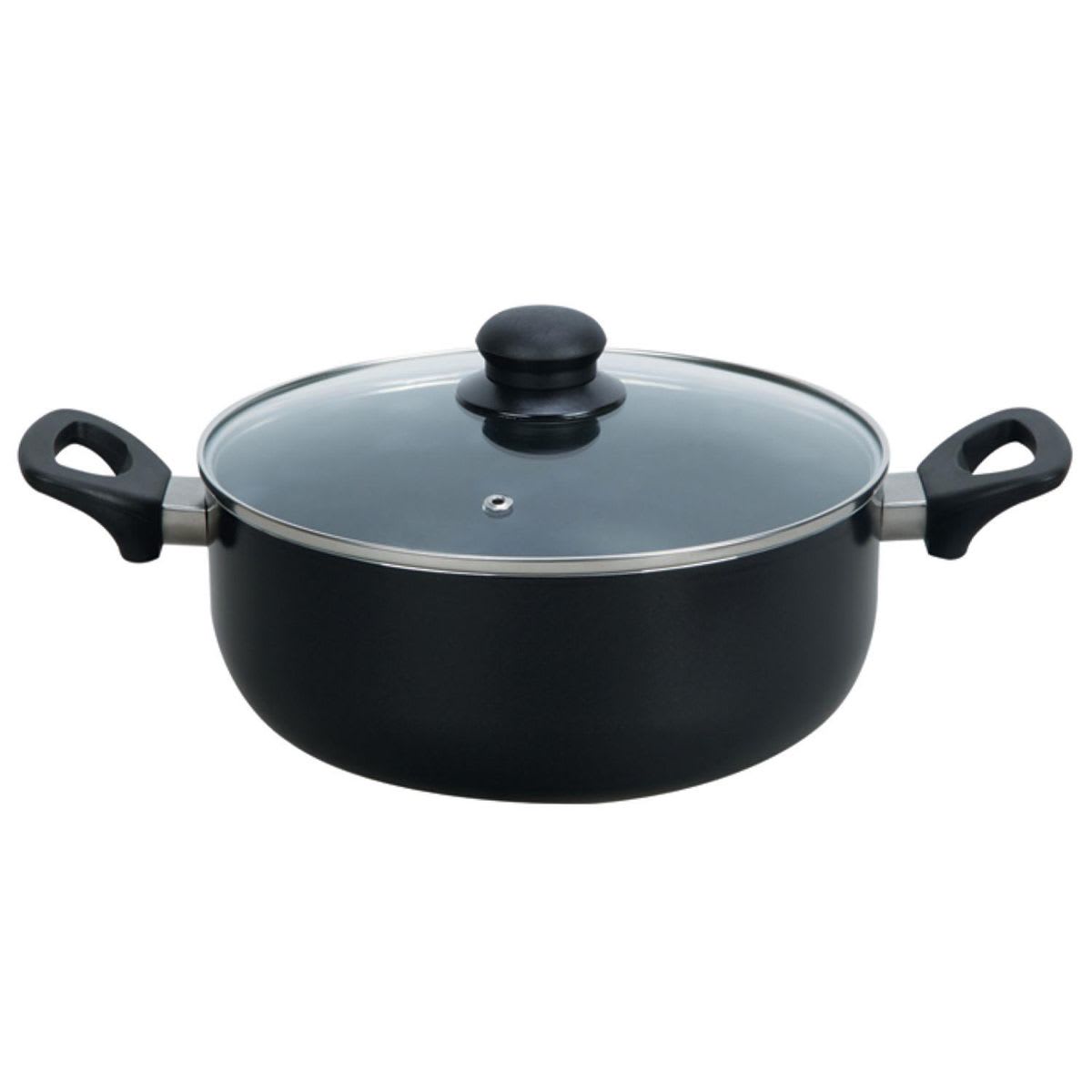 Batería de cocina Casa Bonita, 7 Piezas Aluminio Antiadherente Negro9