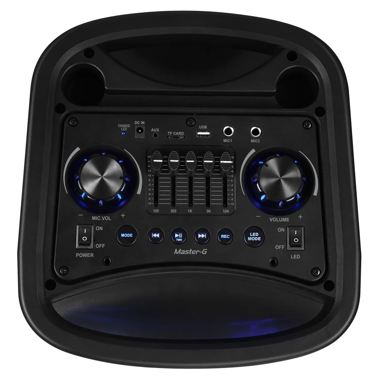 Parlante Master-G  karaoke bluetooth 8