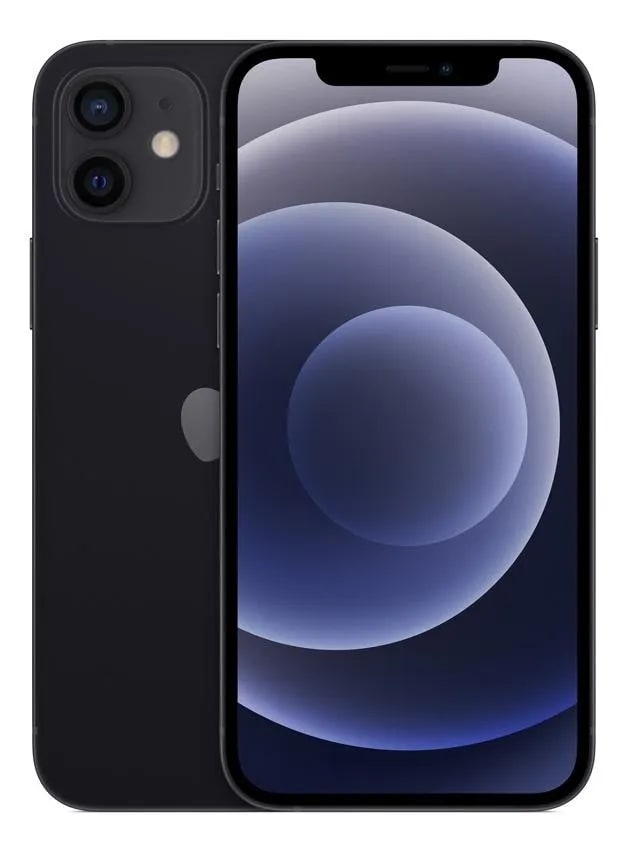 Celular Apple Iphone 12, 64GB, Rayas leves en chasis y pantalla, Negro-Reacondicionado2