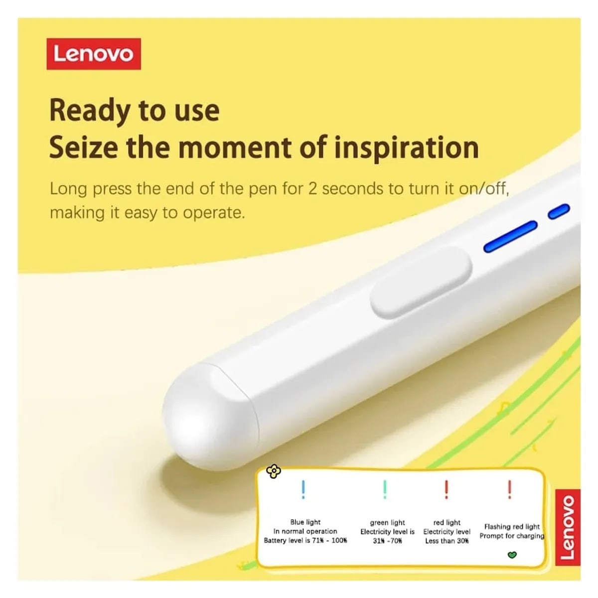 Lápiz Táctil  Lenovo  Universal Thinkplus BP163