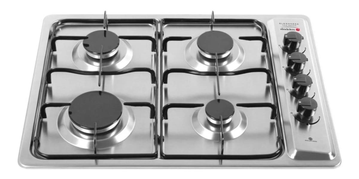 Encimera A Gas 4 Platos Inox Ceg-4600in4