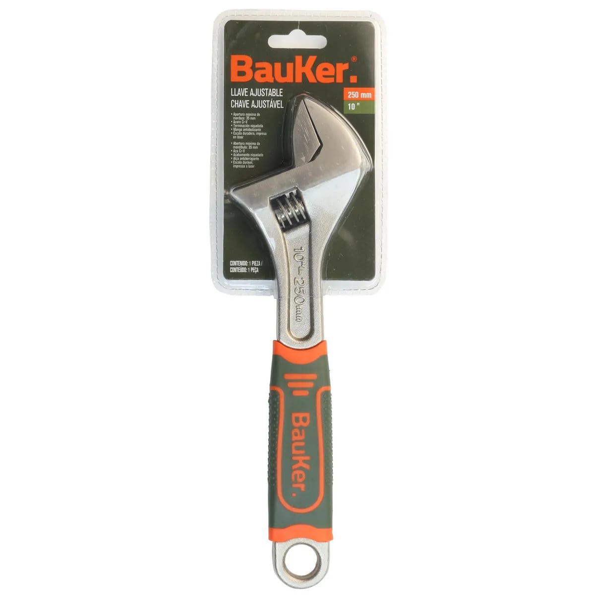 Llave Francesa/Ajustable Bauker 10