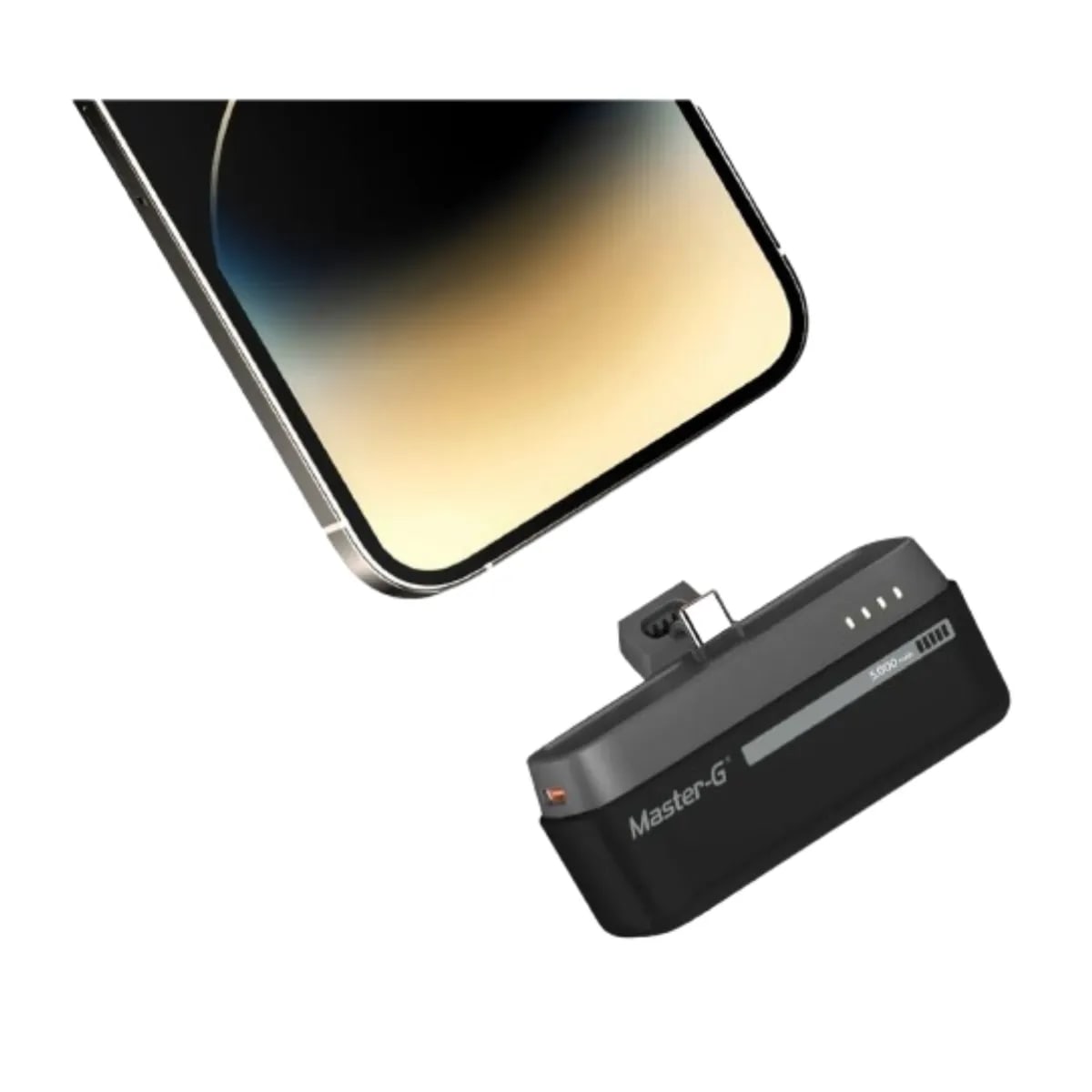 Mini Power Bank  MASTER-G Portable 5000MAH Negro UCP5PDCB1