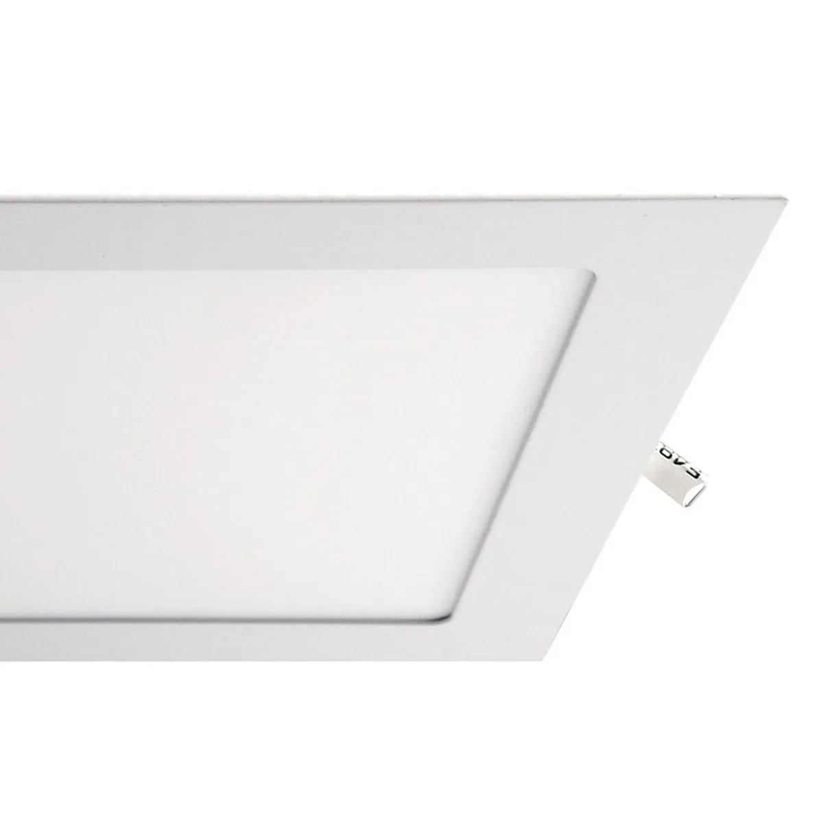 Panel Led Dairu Empotrado Cuadrado Blanco 24W Luz Cálida4