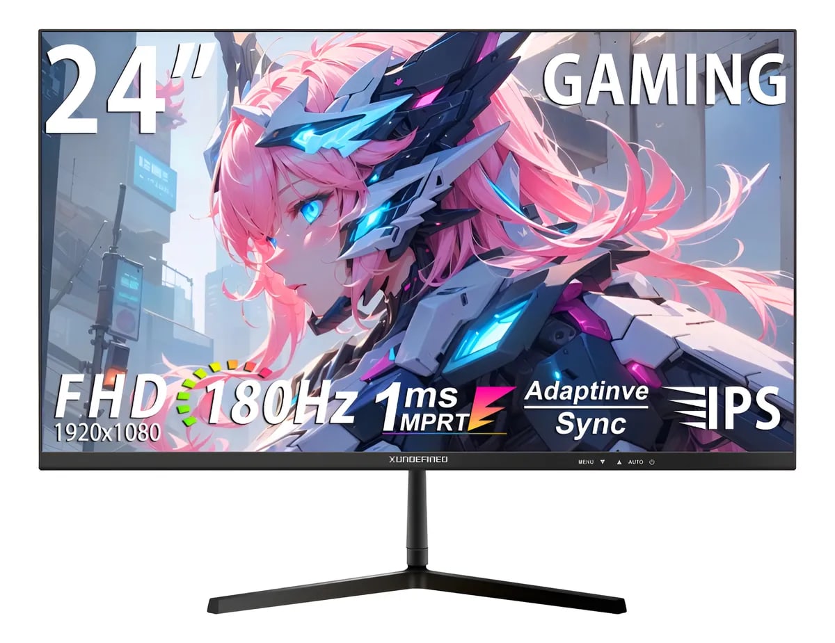 Monitor Xundefined Gamer 238, 24F1P, 1K 180hz 1MS FreeSync HDMI, 23.8