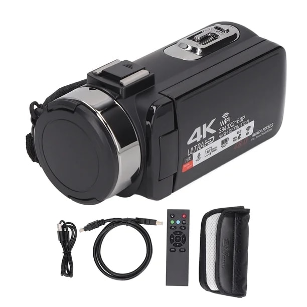 Video Camara 4K Ultra HD, 48MP, Zoom de 18X3