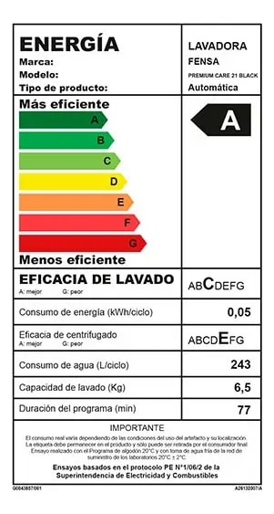Lavadora Carga Superior Fensa Premium Care 21 21KG Negro- Caja genérica9
