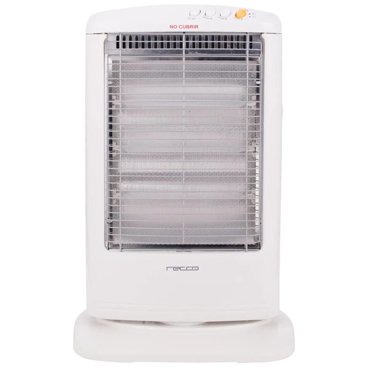 Estufa eléctrica Recco Blanco 1200 W Radiación NSB-99Y Blanco2