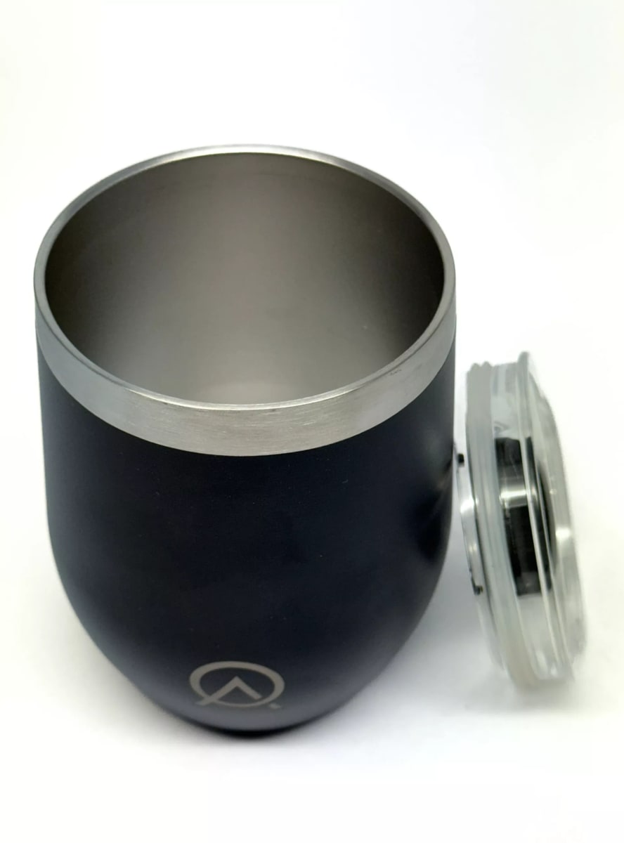 Vaso Medio Camping Negro 295 ml Latitude2