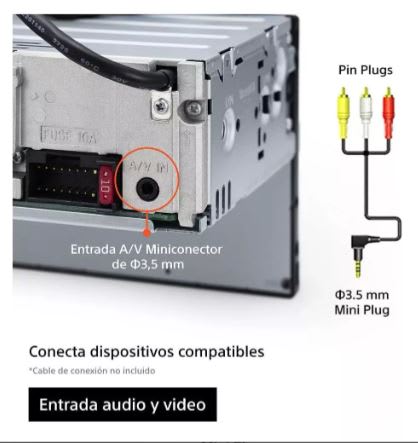 Radio Multimedia Sony Modelo xav-3200 Potencia 55watts x4 canales4