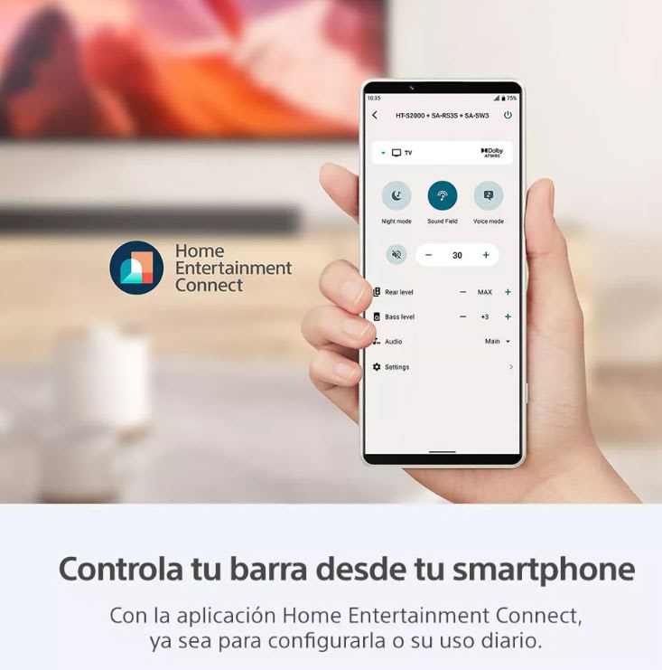 Barra De Sonido De 3.1 Canales Dolby Atmos Ht-s2000 Sony Col3