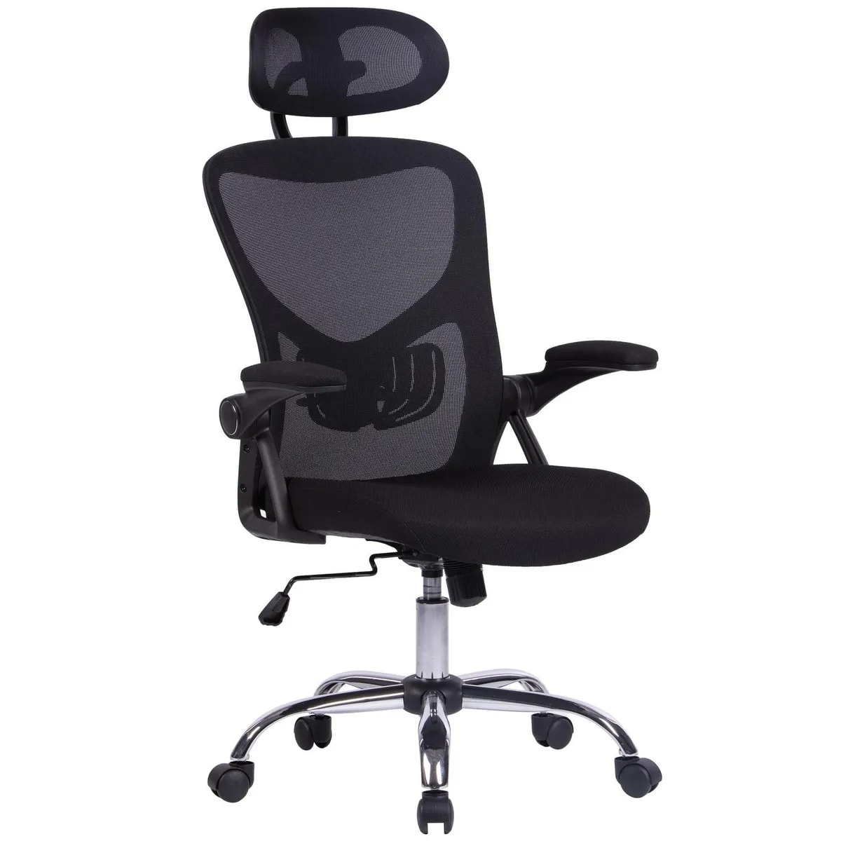 Silla Escritorio Ejecutiva Just Home Collection  Malla Negro1