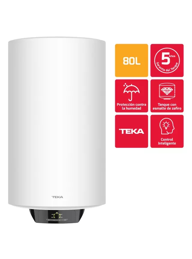 Termo Eléctrico Mural TEKA  1500W 80 Litros EWH802