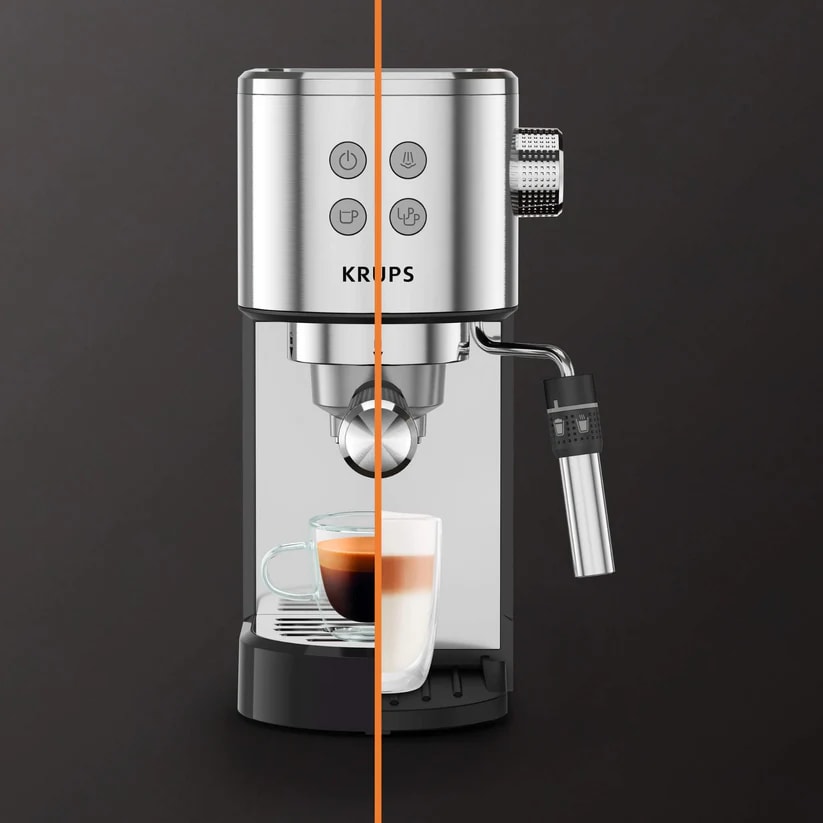 Cafetera Espresso Virtuoso Krups, caja desgastada.3