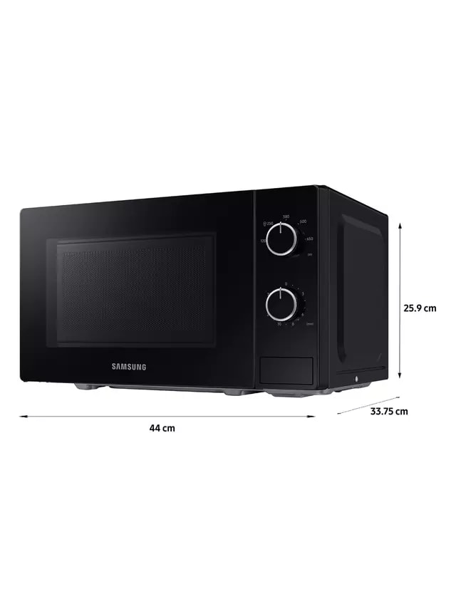 Microondas Manual Samsung  20 Litros 650W MS20A3010AL/ZS Negro1