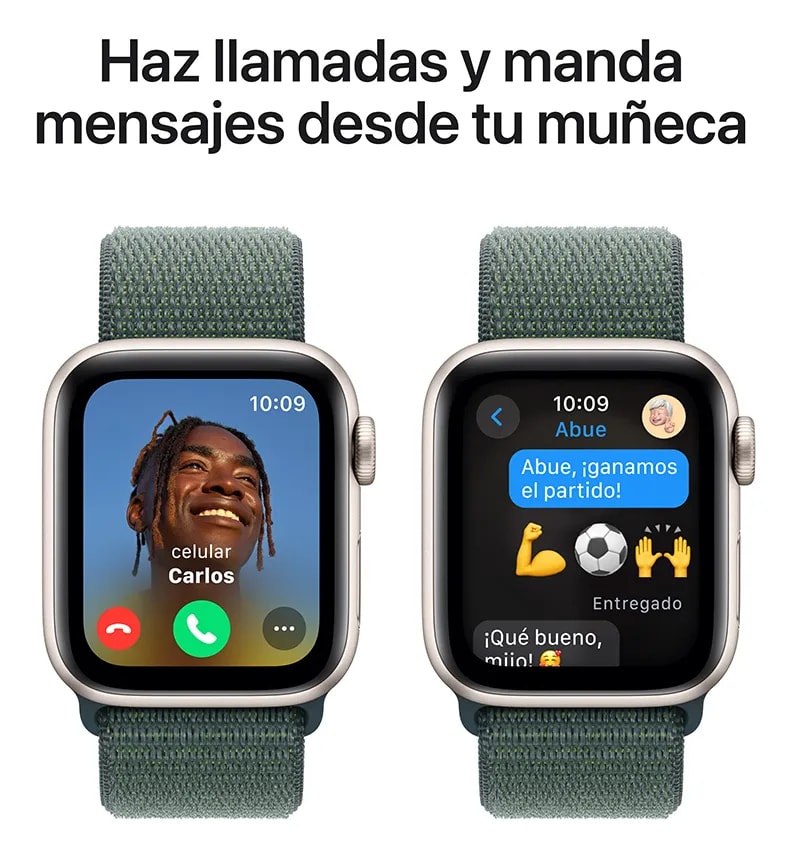 Reloj Apple Watch SE, 40mm, Starlight-Reacondicionado3