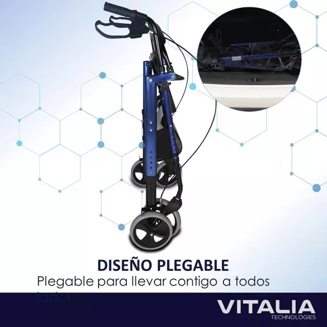 Andador Burrito con Asiento Liviano y Firme Ruedas, Open Box2