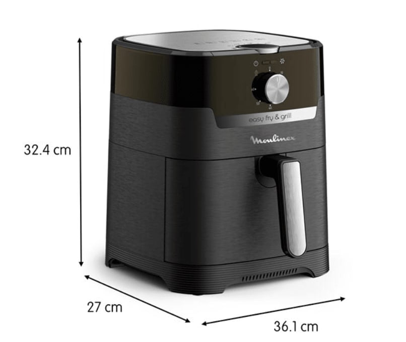 Freidora de aire 2 en 1 moulinex 4.2 l, con caja  dañada2