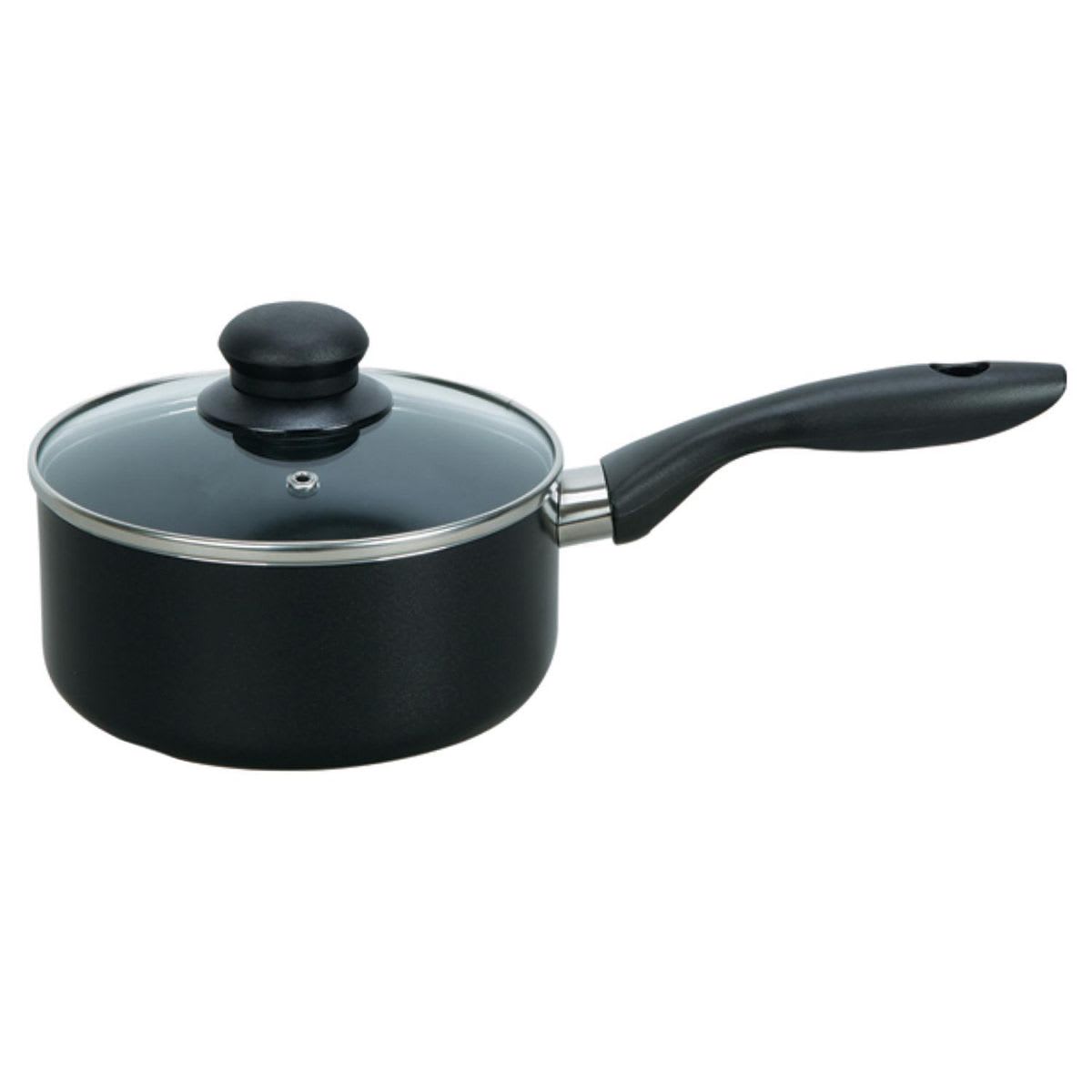 Batería de cocina Casa Bonita, 7 Piezas Aluminio Antiadherente Negro8