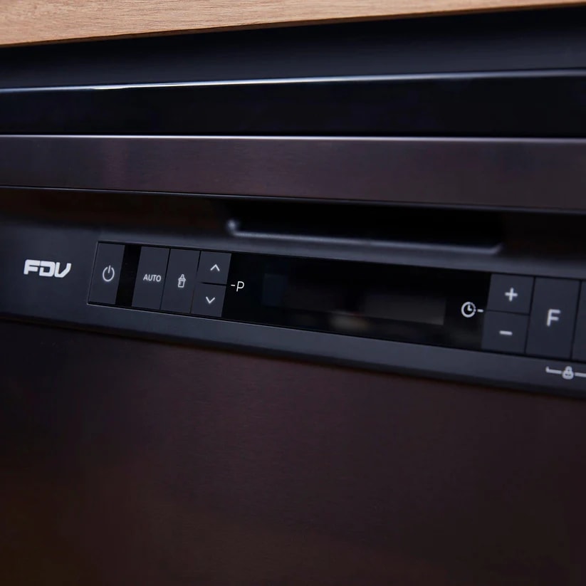 Lavavajillas Free Standing Fdv Prestige , WQP12-7635K, 14 Cubiertos Negro, Caja genérica3