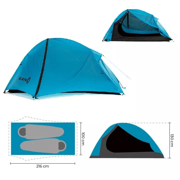 Carpa Kano  Neltume  Lime  2 Personas2