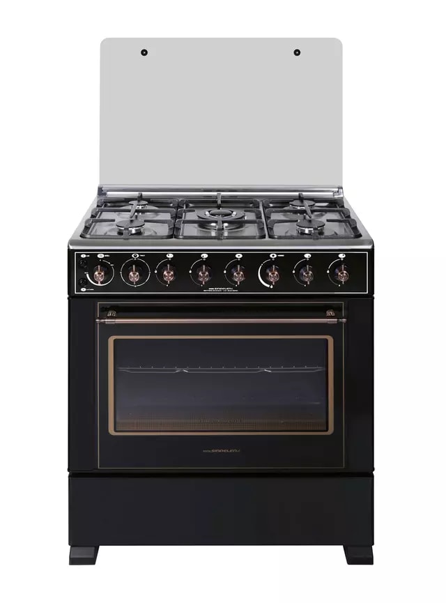 Cocina a Gas 5 Quemadores SindelenCH-8850RD Retro Design1