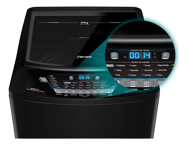 Lavadora Fensa 21kg Premium Care 21 Onix, caja genérica2
