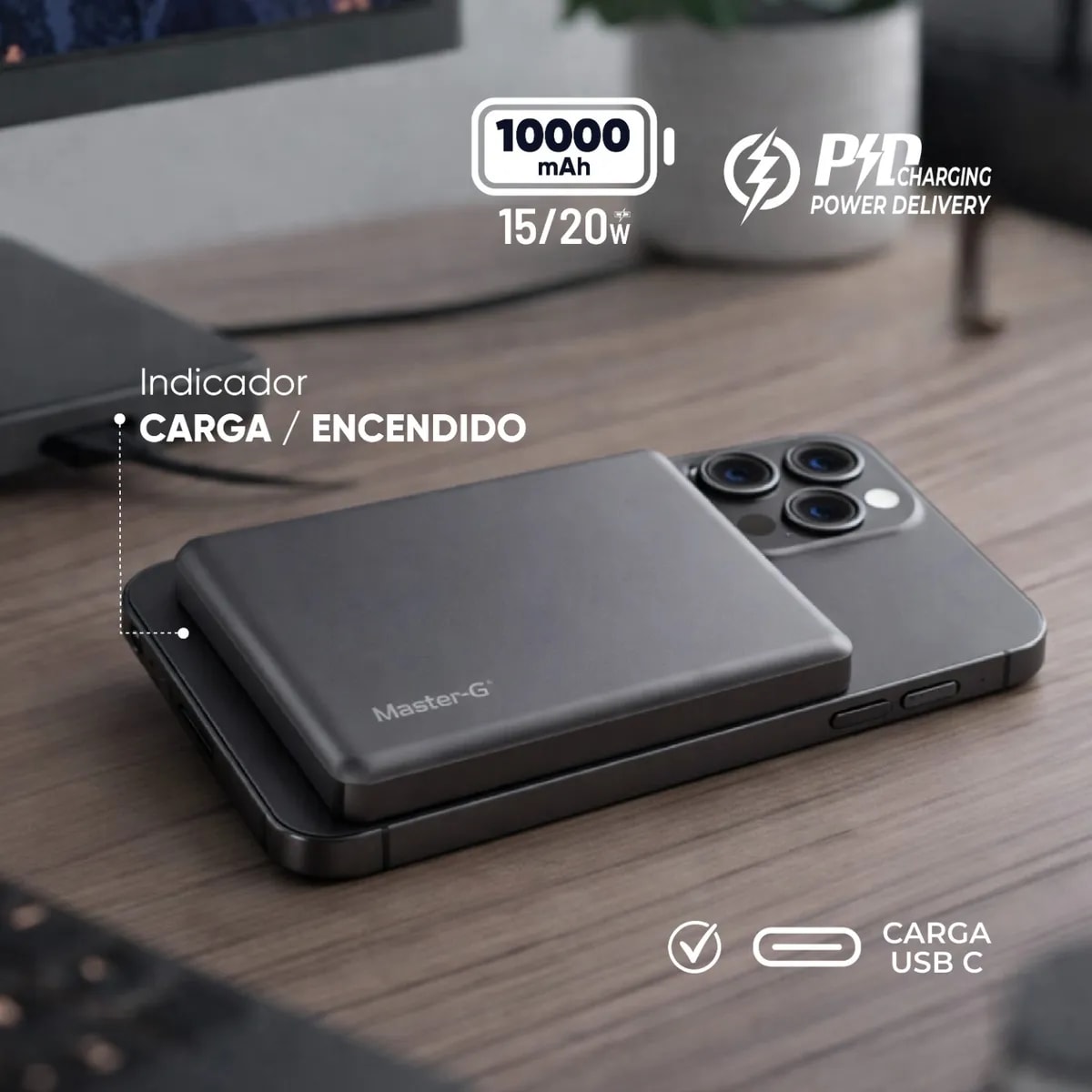Cargador Magnético Power Bank MagSafe 10.000 mAh3