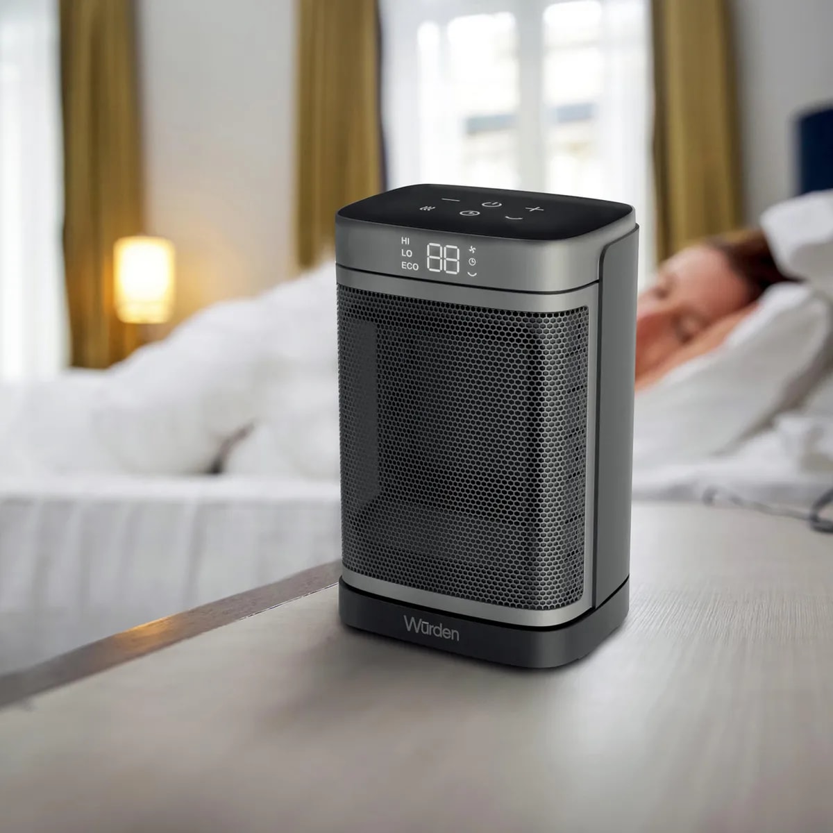 Calefactor Eléctrico  Wurden 1500 W PTC-906B Inox3