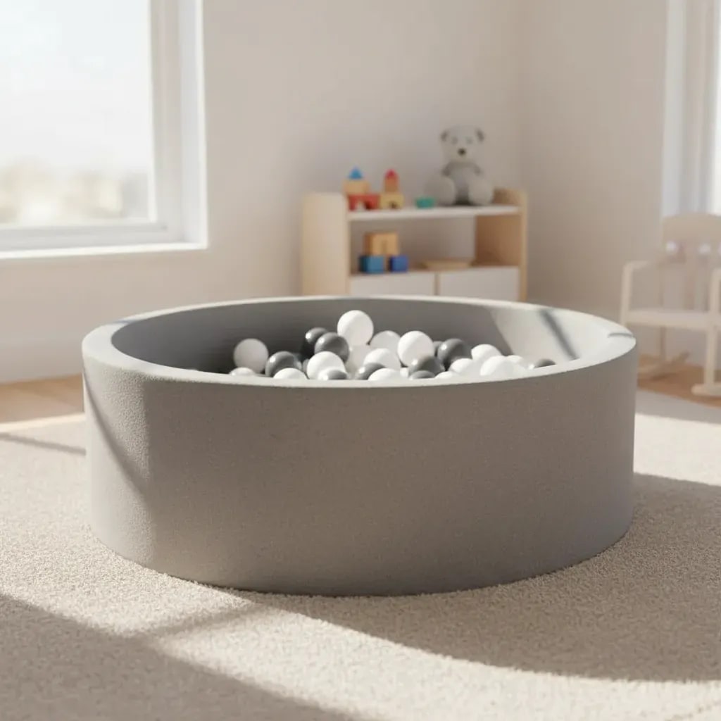 Piscina de pelotas Infanti Soft Grey 100 B2