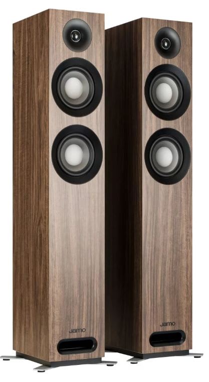 Par De Parlantes Columnas Jamo S807w Café2