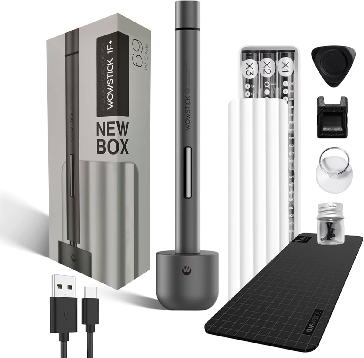 Destornillador Eléctrico Inalámbrico Wowstick con carga2