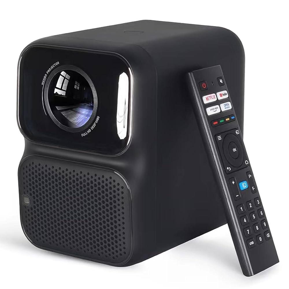 Proyector Wanbo TT 1080P 4K 650ANSI-Negro1