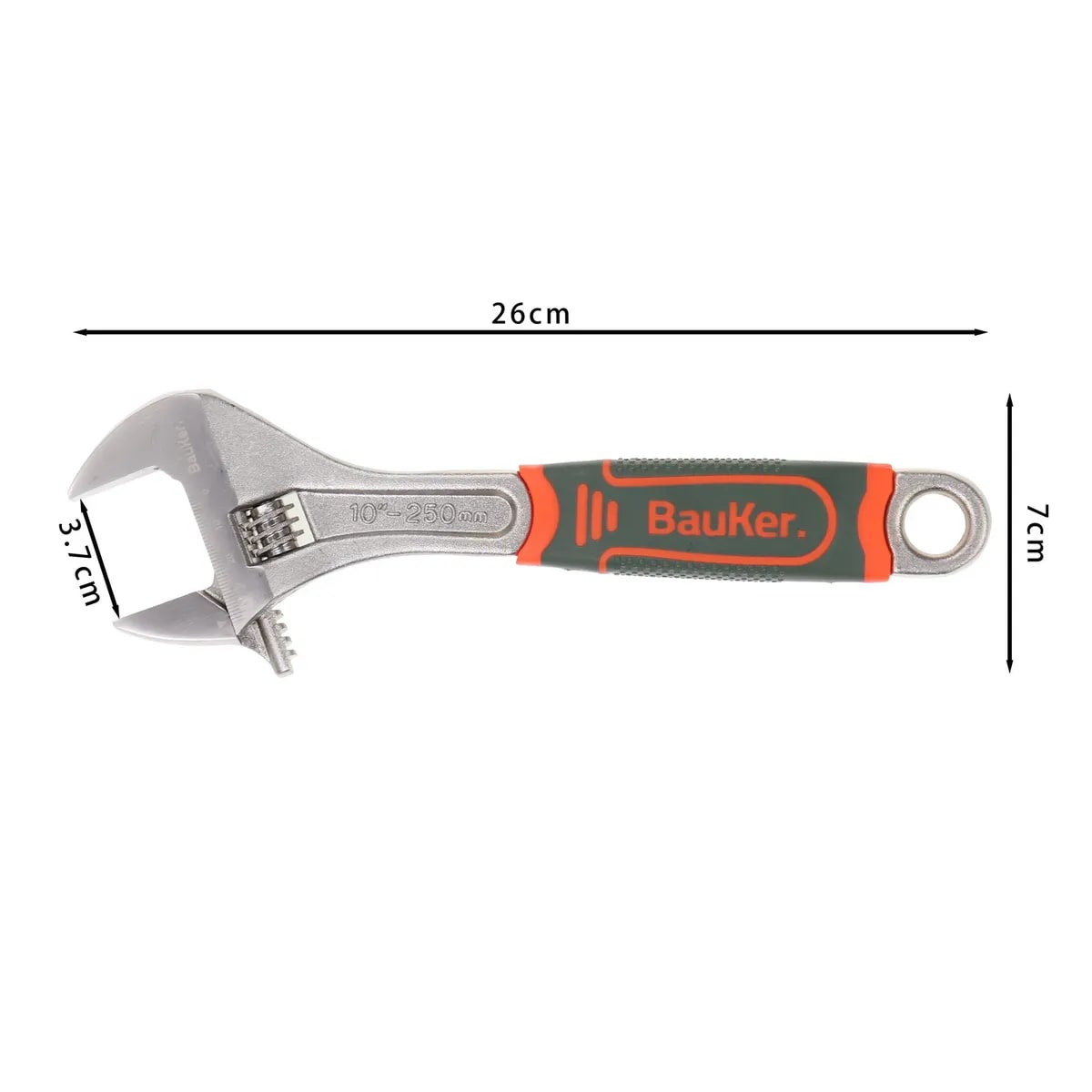 Llave Francesa/Ajustable Bauker 10