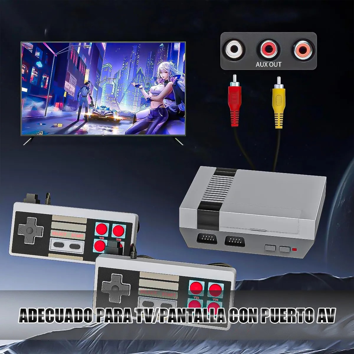 Mini Consola Retro 620 Juegos Consola Clásica-Generico2