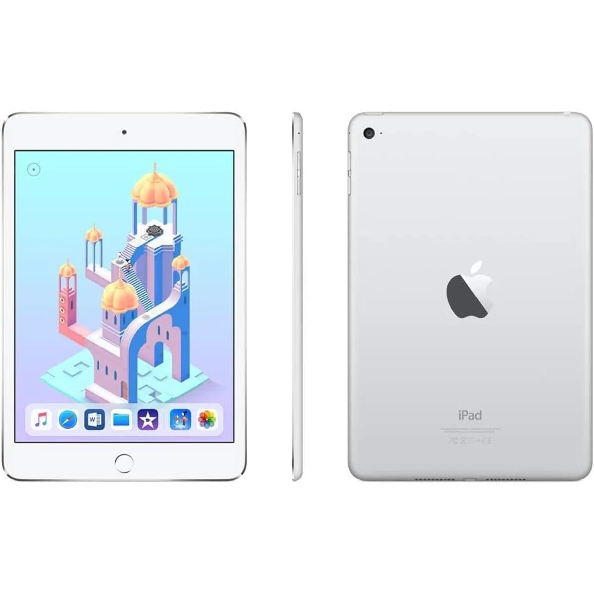 Tablet Ipad Mini 4, 128GB, Plata-Reacondicionado2