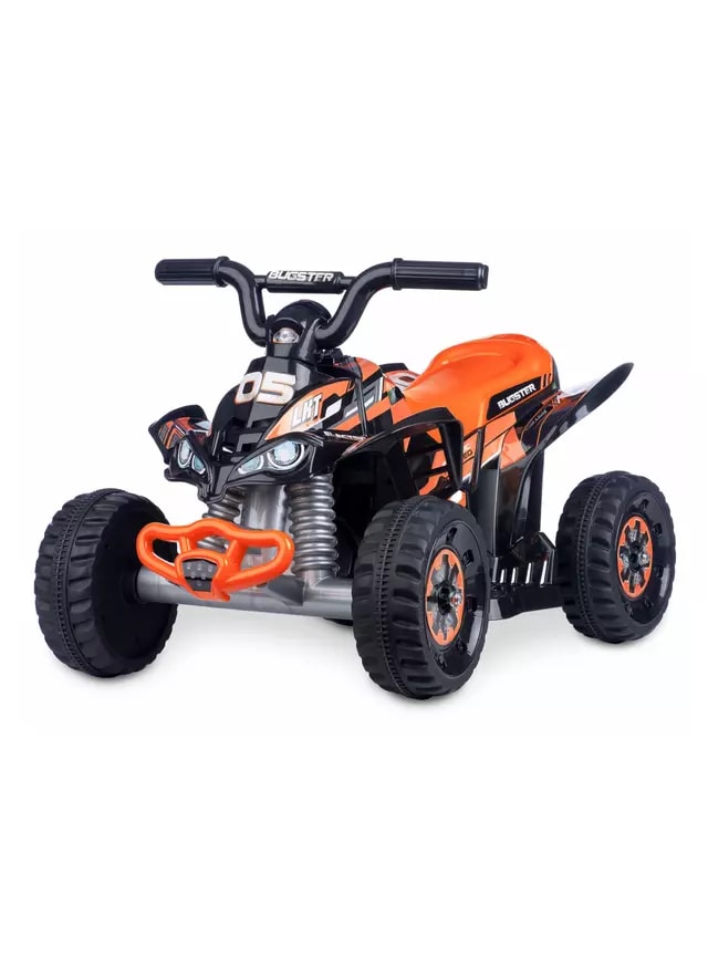 Cuatrimoto 6V + Batería Recargable + Naranja2