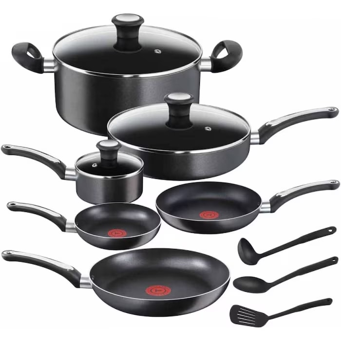 Batería de Cocina 12 Piezas New Platinum Tefal, caja con desgastes1