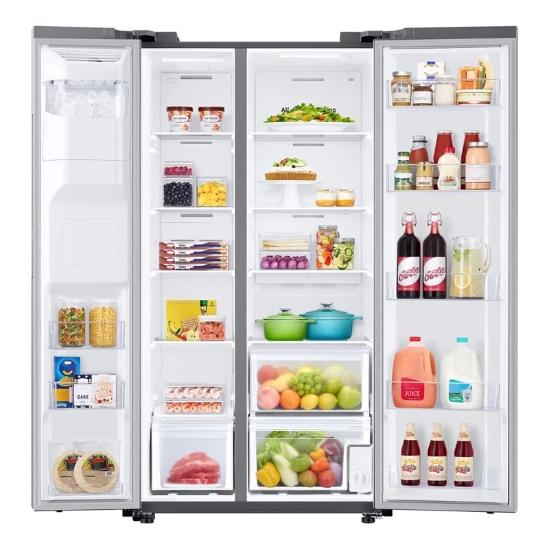 Refrigerador SBS Samsung RS60T5200S9-ZS, caja genérica.4