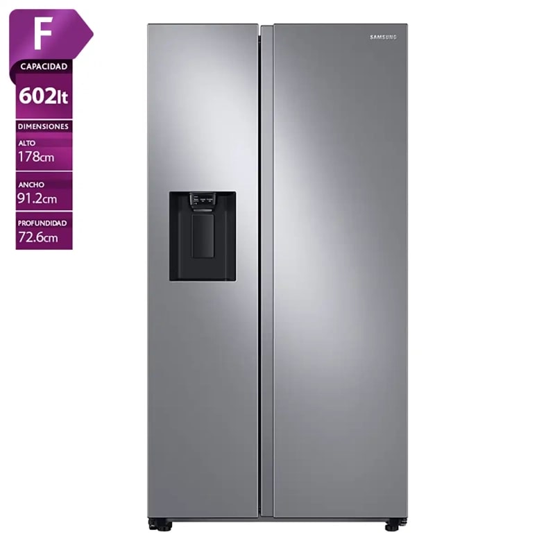 Refrigerador SBS Samsung RS60T5200S9-ZS, caja genérica.1