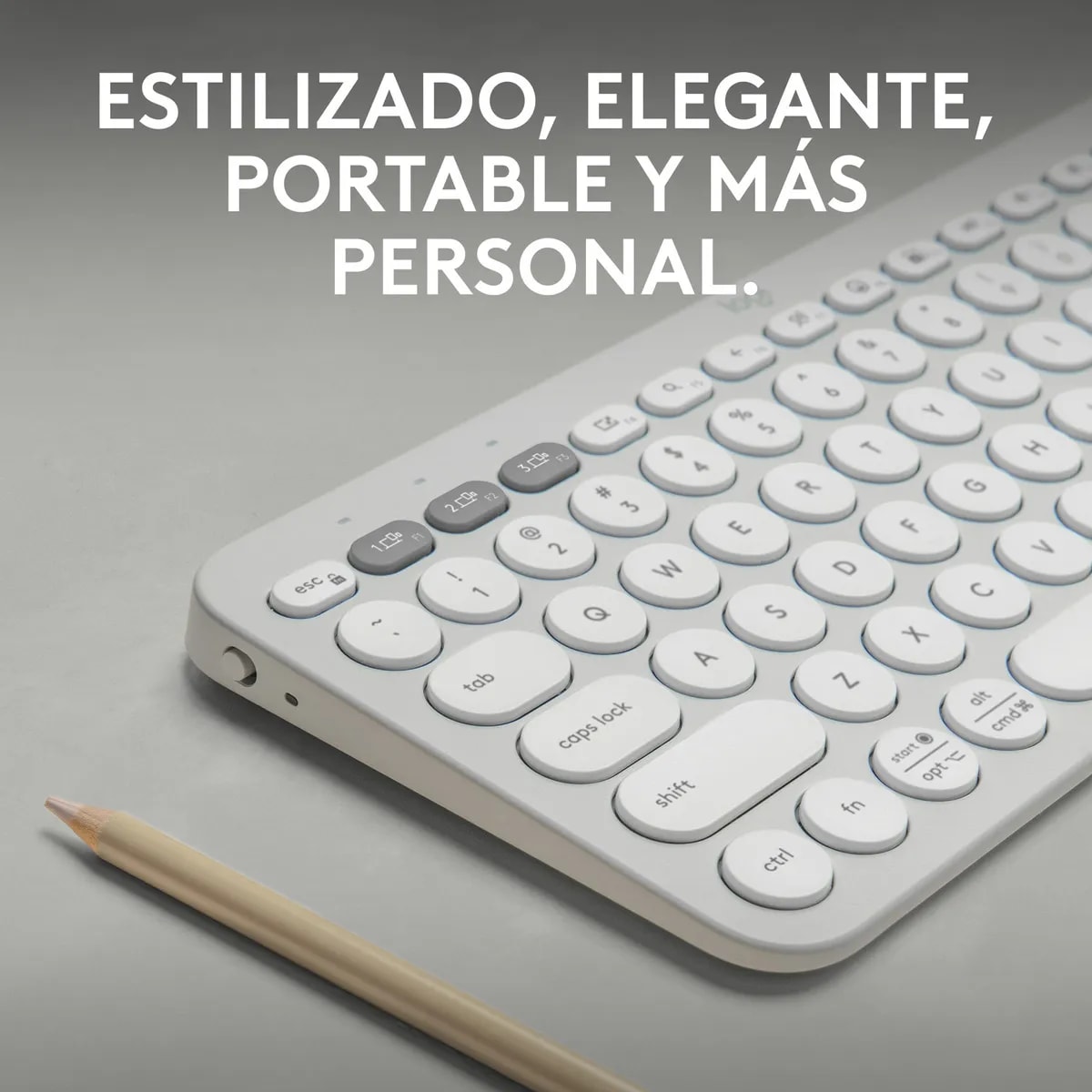 Teclado K380S  Logitech-Blanco2